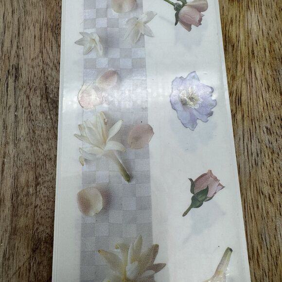 NOS VTG Mrs Grossman’s Photoessence Design Line Stickers Rose Petals 2 Sheets - Picture 1 of 5